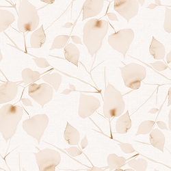 Ivory - Water Color Leaves